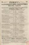 Perry's Bankrupt Gazette Saturday 08 April 1843 Page 1