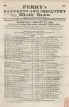 Perry's Bankrupt Gazette Saturday 27 January 1844 Page 1