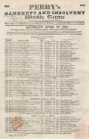 Perry's Bankrupt Gazette Saturday 20 April 1844 Page 1