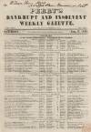 Perry's Bankrupt Gazette Saturday 15 January 1848 Page 1