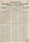 Perry's Bankrupt Gazette Saturday 18 November 1848 Page 1
