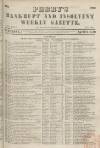 Perry's Bankrupt Gazette Saturday 14 April 1849 Page 1