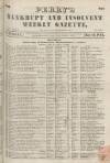 Perry's Bankrupt Gazette Saturday 19 May 1849 Page 1