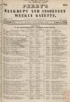 Perry's Bankrupt Gazette Saturday 08 June 1850 Page 1