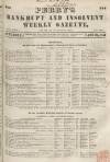 Perry's Bankrupt Gazette Saturday 19 April 1851 Page 1