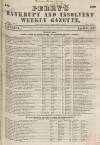 Perry's Bankrupt Gazette Saturday 10 April 1852 Page 1