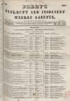 Perry's Bankrupt Gazette Saturday 30 October 1852 Page 1
