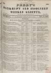 Perry's Bankrupt Gazette Saturday 06 November 1852 Page 1