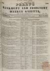 Perry's Bankrupt Gazette Saturday 11 December 1852 Page 1