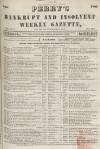 Perry's Bankrupt Gazette Saturday 23 April 1853 Page 1
