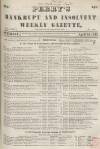 Perry's Bankrupt Gazette Saturday 30 April 1853 Page 1