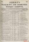 Perry's Bankrupt Gazette Saturday 21 May 1853 Page 1