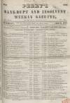 Perry's Bankrupt Gazette Saturday 25 June 1853 Page 1