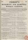 Perry's Bankrupt Gazette Saturday 26 November 1853 Page 1