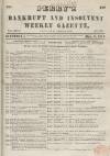 Perry's Bankrupt Gazette Saturday 03 December 1853 Page 1