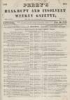 Perry's Bankrupt Gazette Saturday 10 December 1853 Page 1