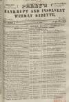 Perry's Bankrupt Gazette Saturday 23 September 1854 Page 1