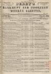 Perry's Bankrupt Gazette Saturday 11 November 1854 Page 1