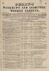 Perry's Bankrupt Gazette Saturday 19 January 1856 Page 1