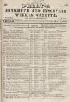 Perry's Bankrupt Gazette Saturday 07 November 1857 Page 1