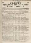 Perry's Bankrupt Gazette Saturday 09 October 1858 Page 1