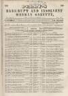 Perry's Bankrupt Gazette Saturday 27 November 1858 Page 1