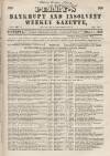 Perry's Bankrupt Gazette Saturday 11 December 1858 Page 1