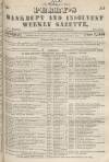 Perry's Bankrupt Gazette Saturday 02 June 1860 Page 1