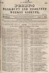 Perry's Bankrupt Gazette Saturday 06 April 1861 Page 1