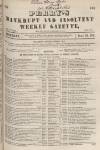 Perry's Bankrupt Gazette Saturday 29 June 1861 Page 1