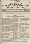 Perry's Bankrupt Gazette Saturday 09 November 1861 Page 1