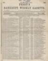 Perry's Bankrupt Gazette Saturday 06 December 1862 Page 1
