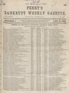 Perry's Bankrupt Gazette Saturday 21 February 1863 Page 1