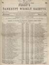 Perry's Bankrupt Gazette Saturday 07 March 1863 Page 1