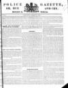 Police Gazette Saturday 14 March 1829 Page 1