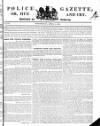 Police Gazette Wednesday 08 April 1829 Page 1