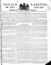 Police Gazette Saturday 11 April 1829 Page 1