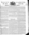 Police Gazette Wednesday 22 April 1829 Page 1