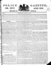Police Gazette Wednesday 29 April 1829 Page 1
