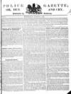 Police Gazette Wednesday 05 August 1829 Page 1