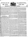 Police Gazette Saturday 08 August 1829 Page 1