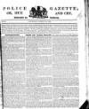 Police Gazette Saturday 22 August 1829 Page 1