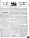 Police Gazette Wednesday 09 September 1829 Page 1