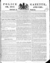 Police Gazette Saturday 07 November 1829 Page 1