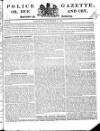 Police Gazette Saturday 21 November 1829 Page 1