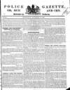 Police Gazette Wednesday 16 December 1829 Page 1