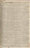Bath Chronicle and Weekly Gazette Thursday 02 December 1762 Page 1