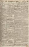 Bath Chronicle and Weekly Gazette Thursday 24 February 1763 Page 1