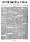 South London Press Saturday 27 December 1873 Page 1