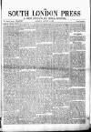 South London Press Saturday 12 January 1878 Page 1